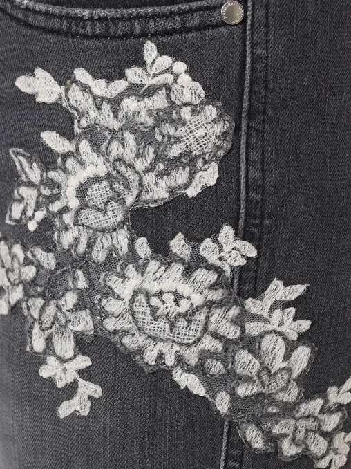 Джинсы хлопковые ERMANNO SCERVINO