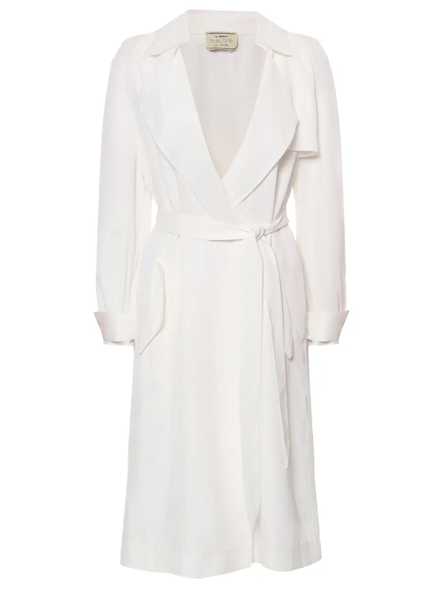 Плащ однотонный