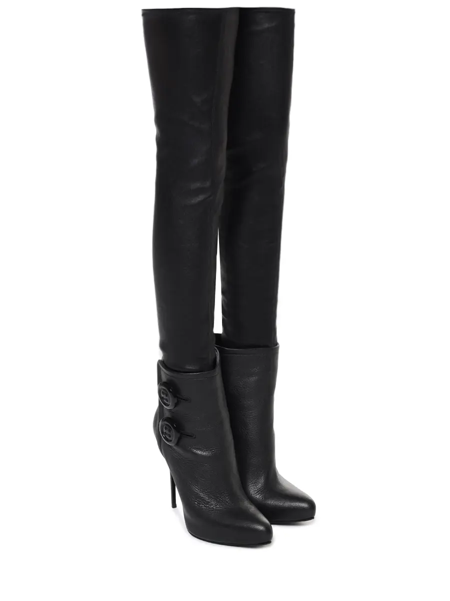 Ботильоны с чулком-трансформером