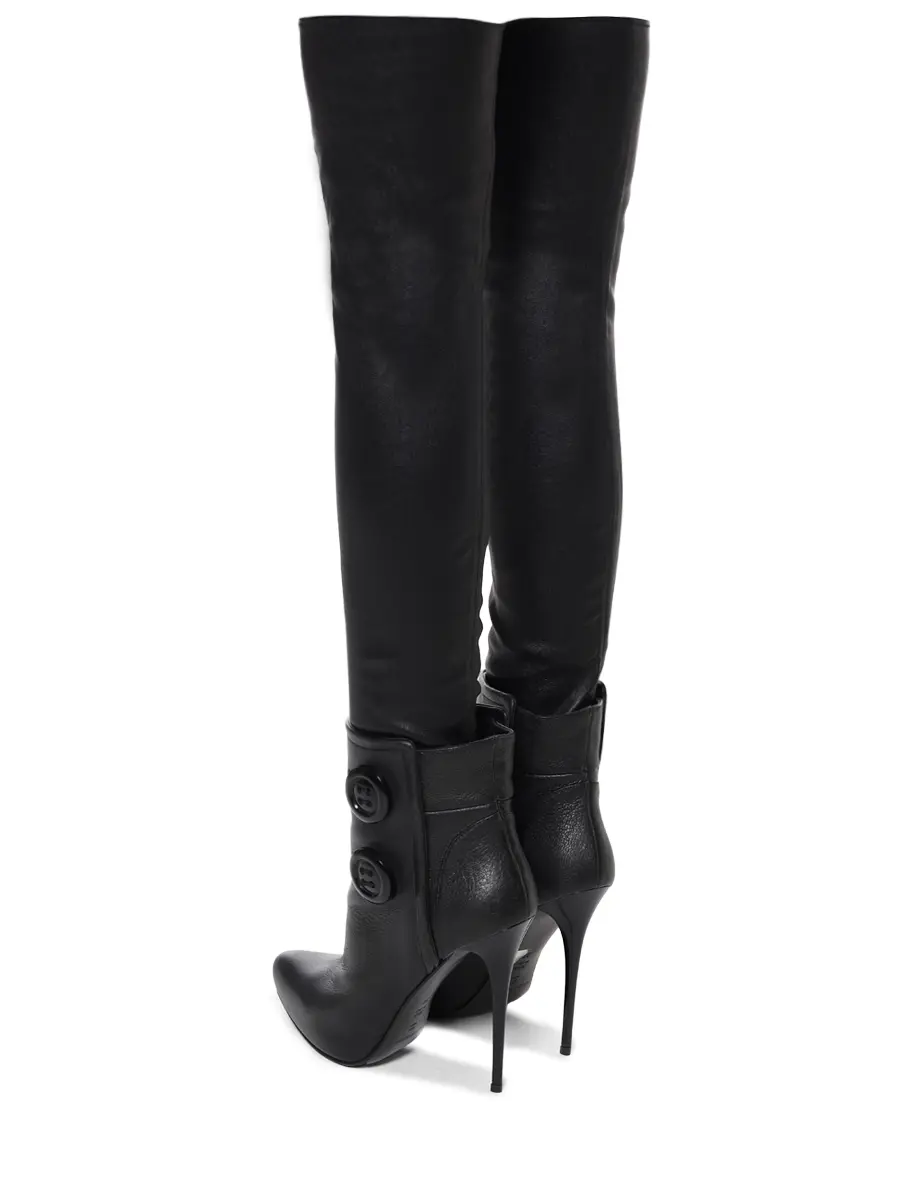 Ботильоны с чулком-трансформером