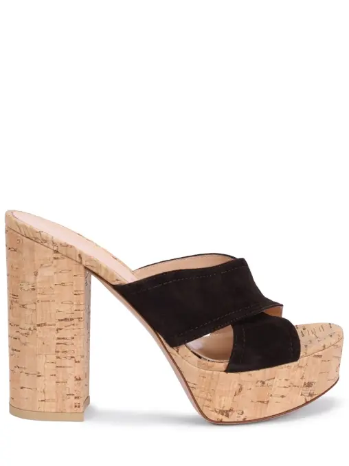 Сабо из замши GIANVITO ROSSI