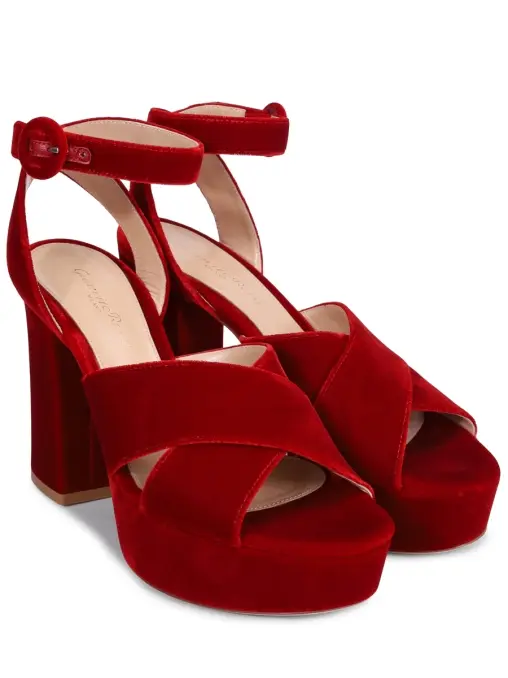 Босоножки однотонные GIANVITO ROSSI