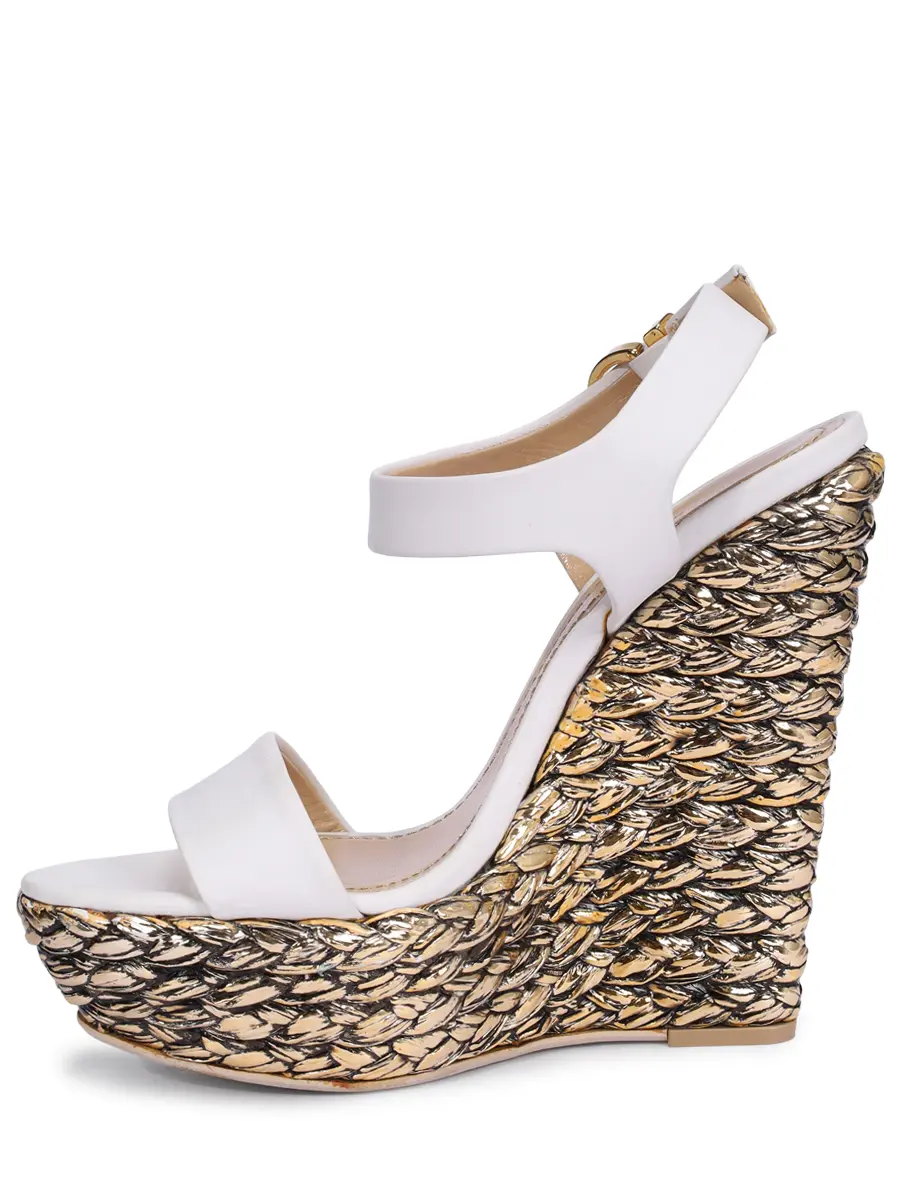 Босоножки кожаные