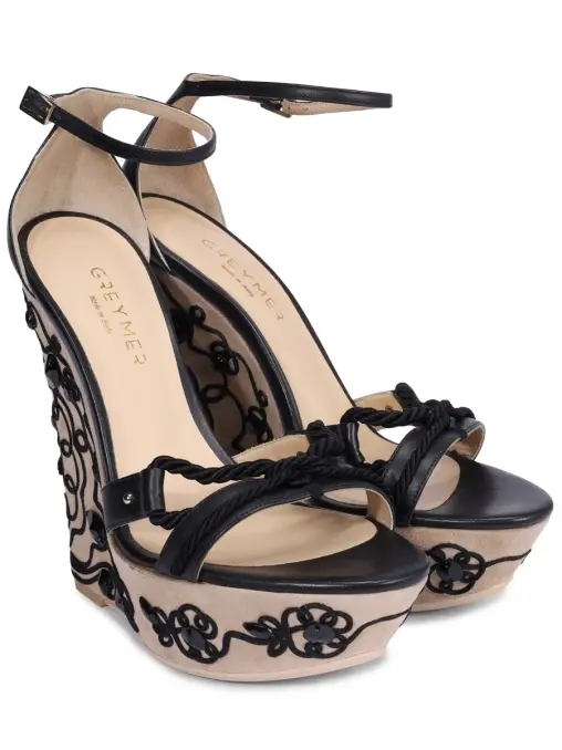 Босоножки кожаные GREYMER