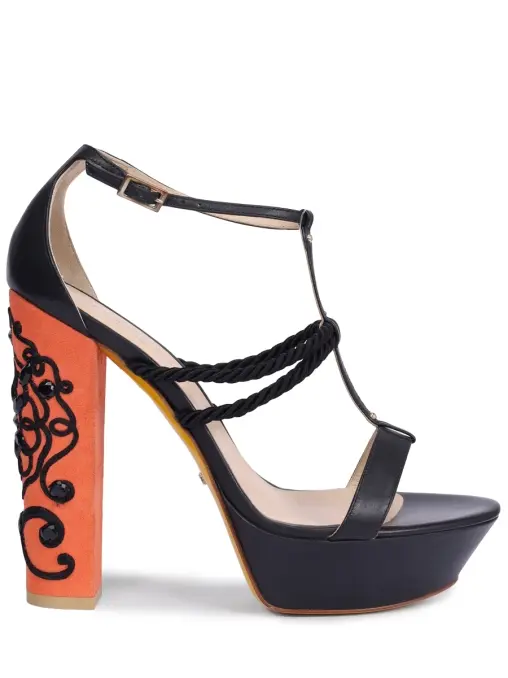 Босоножки кожаные GREYMER