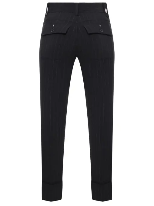 Брюки в полоску HIGH