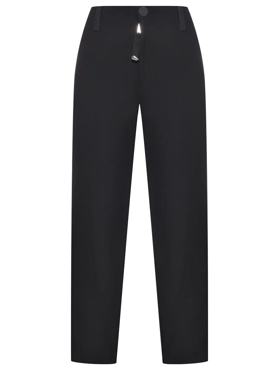 Брюки однотонные