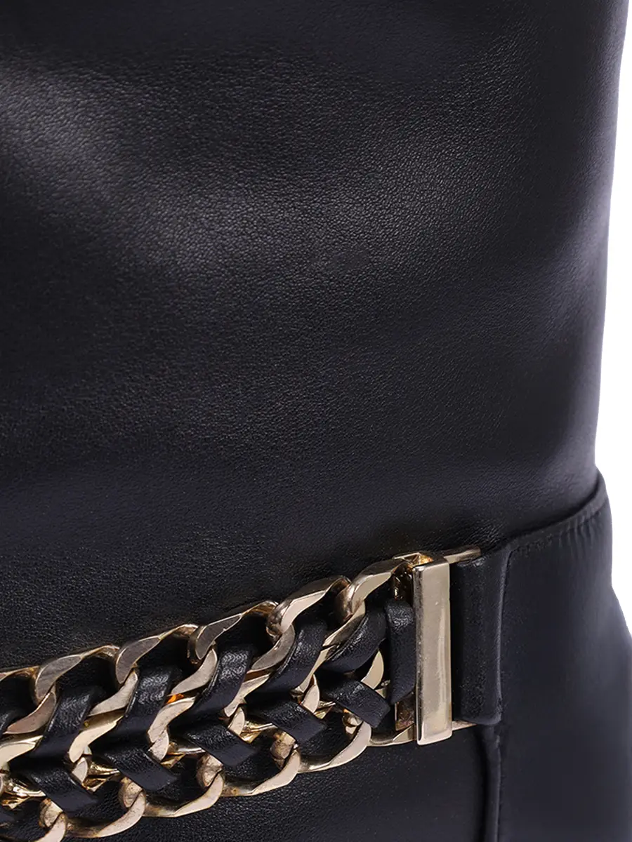 Сапоги кожаные