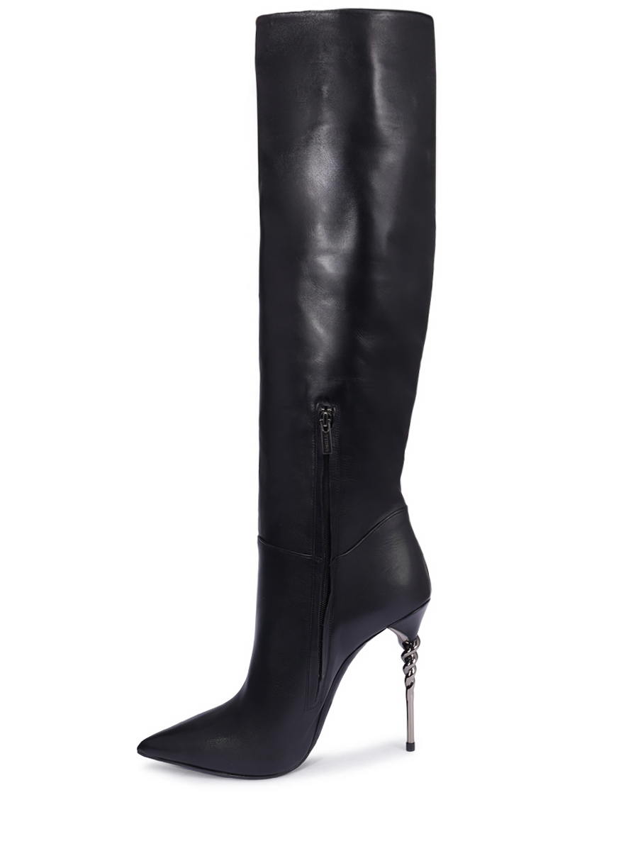 Сапоги кожаные