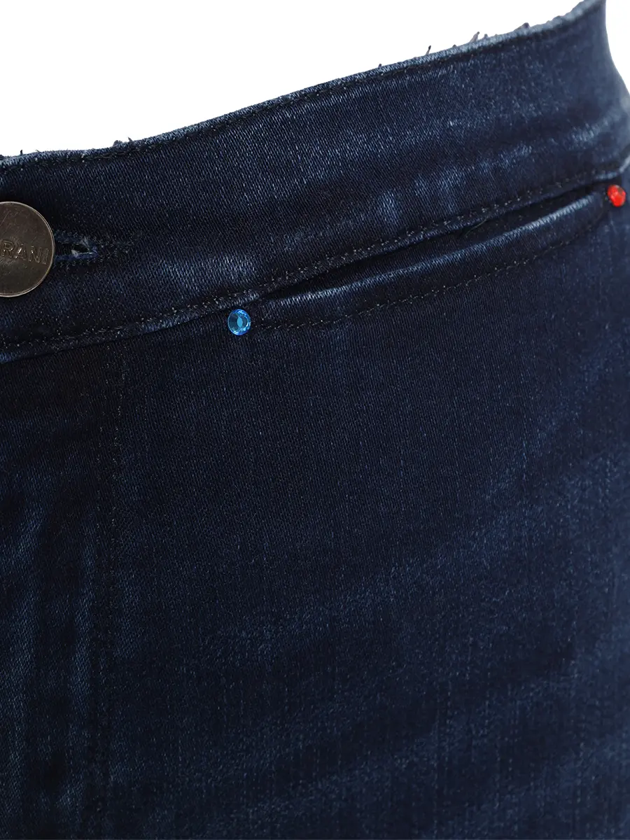 Джинсы однотонные