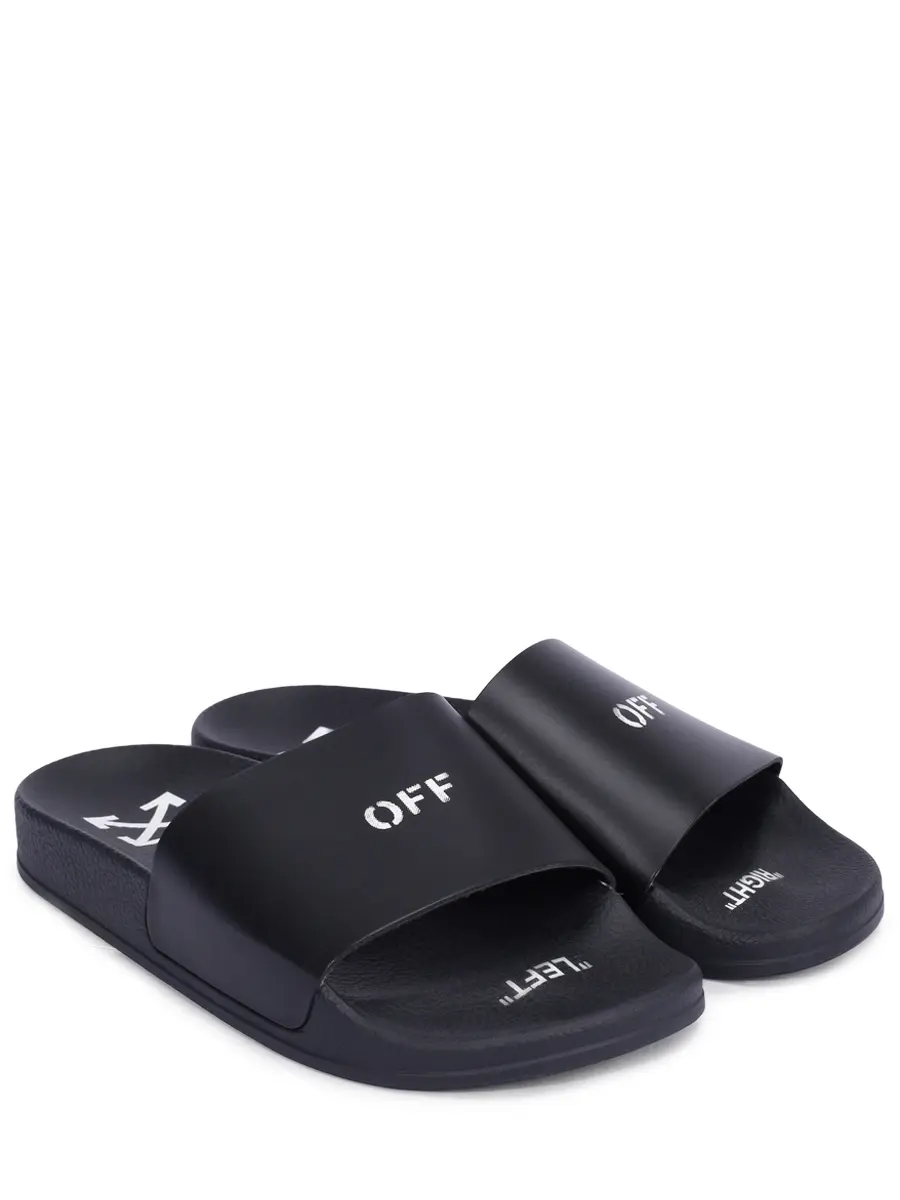 Шлепанцы однотонные