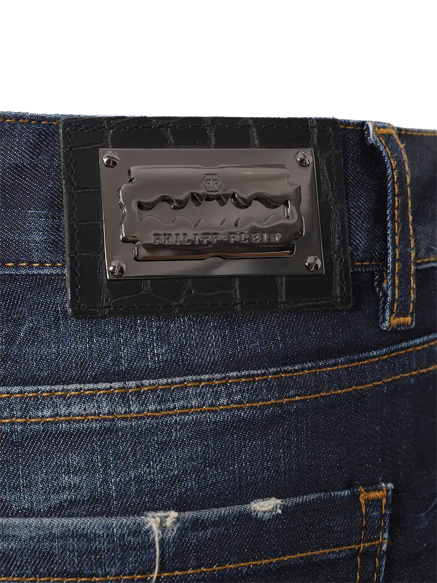 Джинсы хлопковые