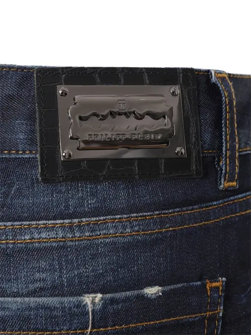 Джинсы хлопковые PHILIPP PLEIN