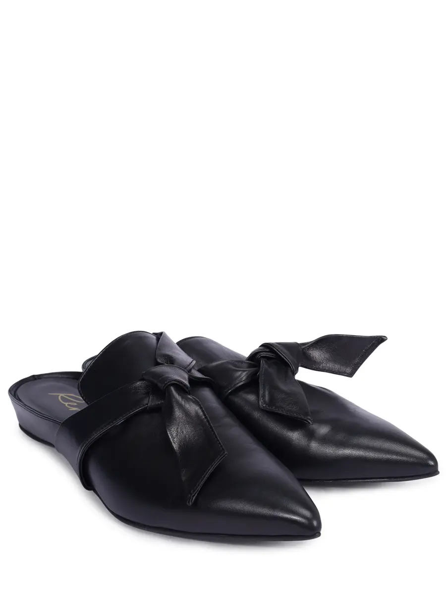 Мюли кожаные