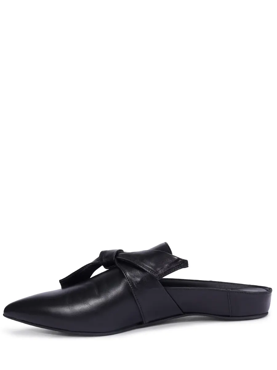 Мюли кожаные