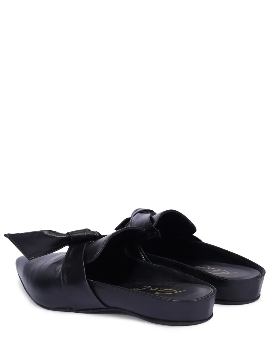 Мюли кожаные