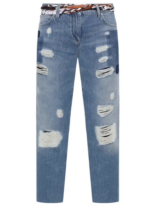 Джинсы хлопковые ROBERTO CAVALLI