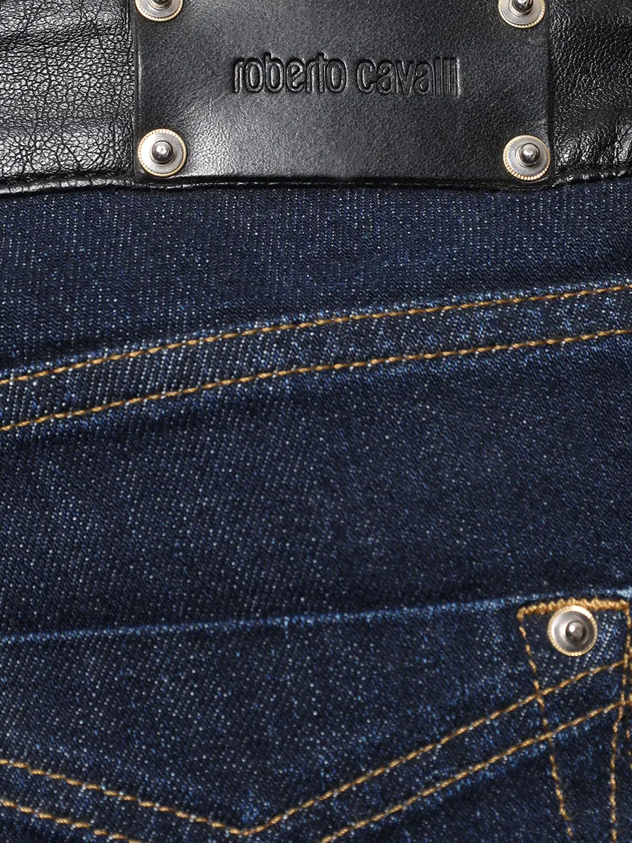 Джинсы комбинированные