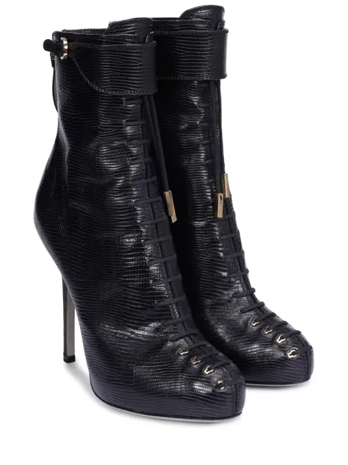 Ботильоны кожаные SERGIO ROSSI