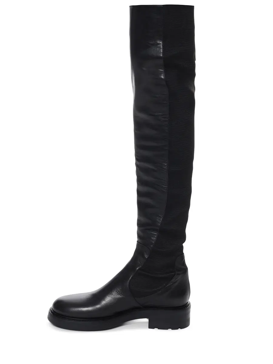 Сапоги кожаные