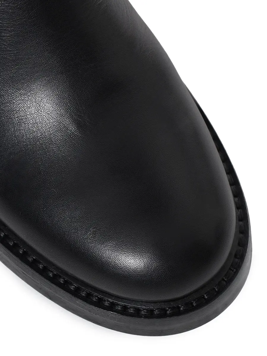 Сапоги кожаные