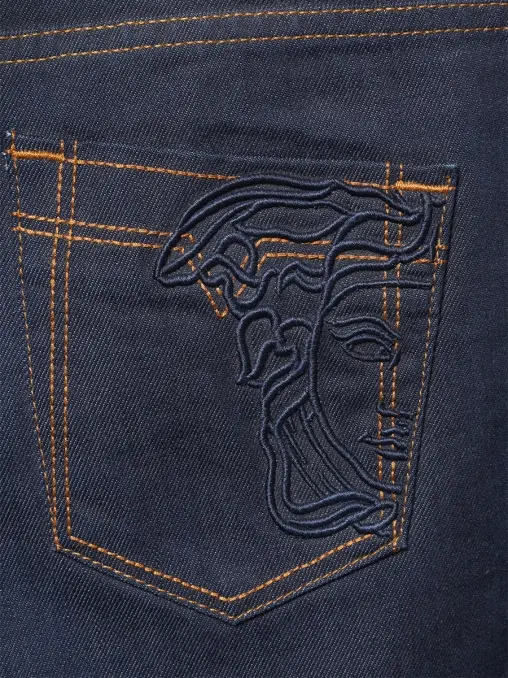 Джинсы хлопковые VERSACE