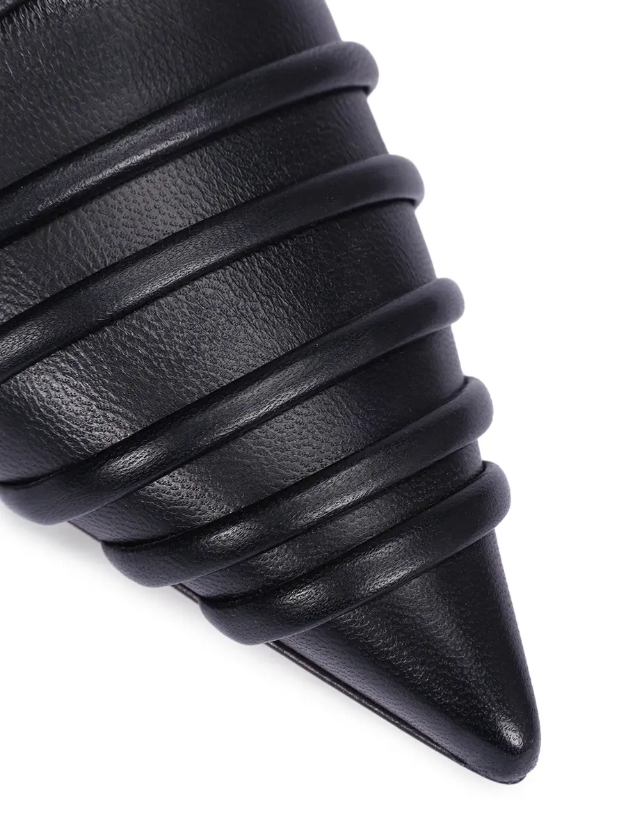 Мюли кожаные