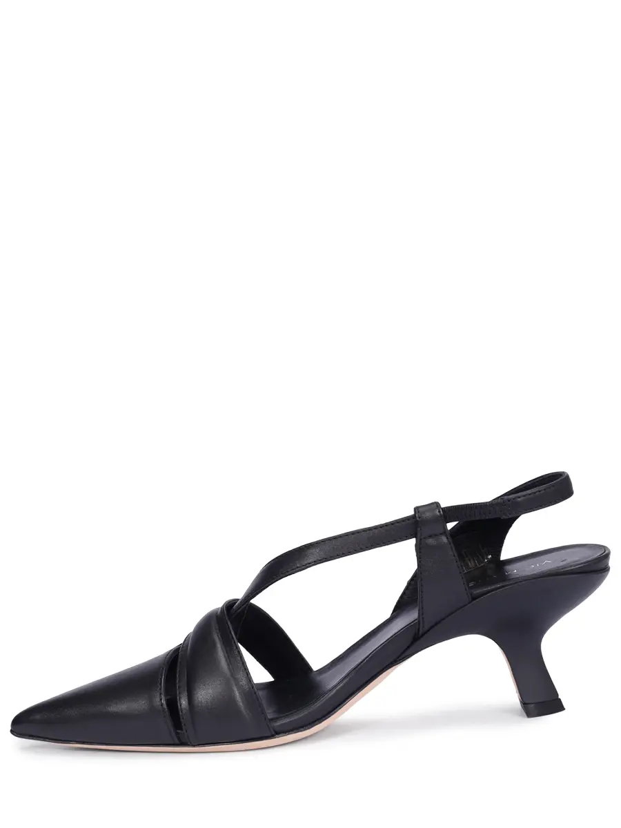 Мюли кожаные