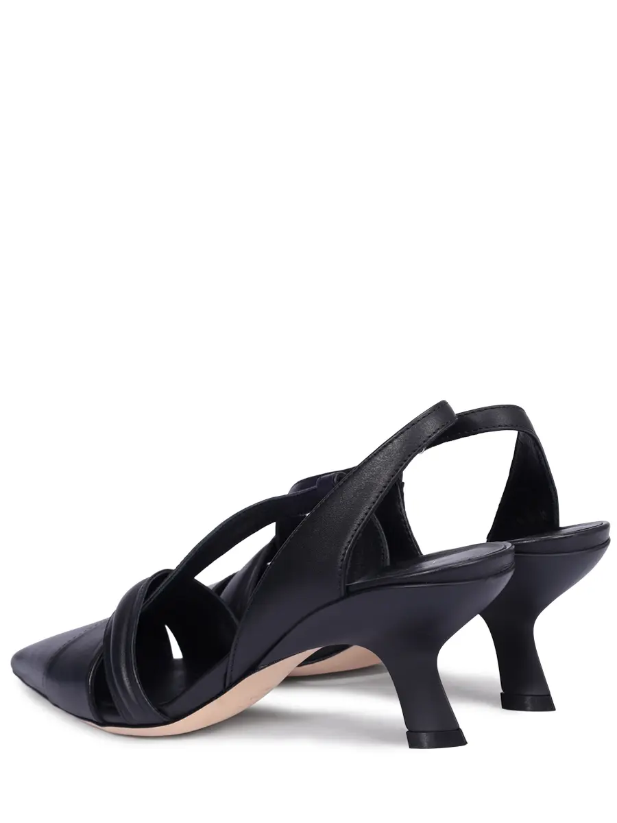 Мюли кожаные