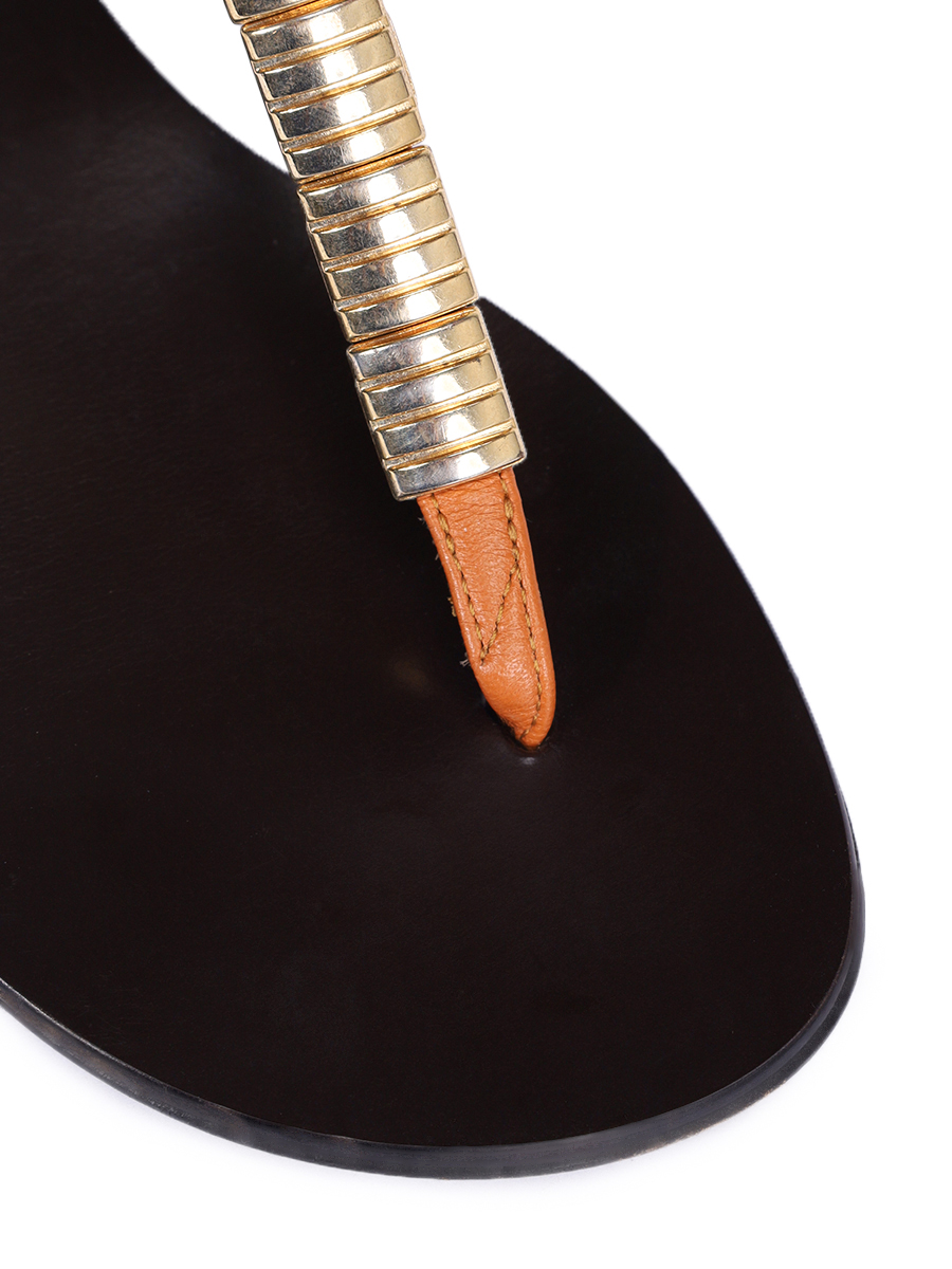 Сандалии кожаные