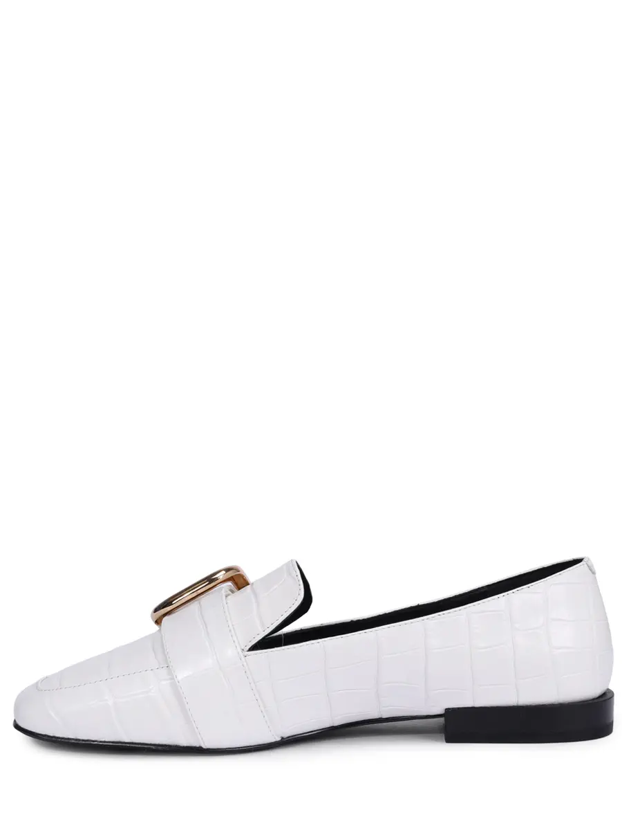 Лоферы из кожи крокодила