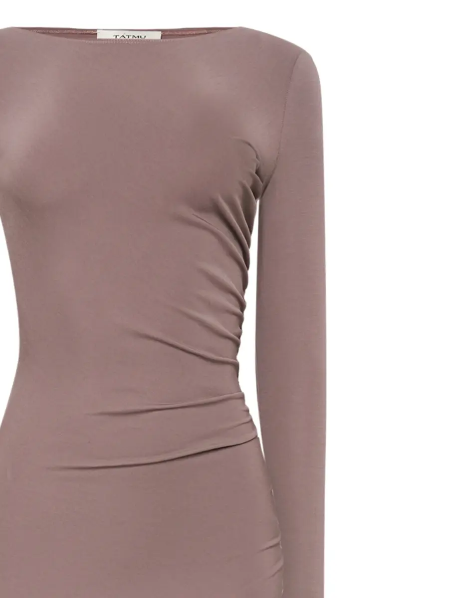 Платье однотонное