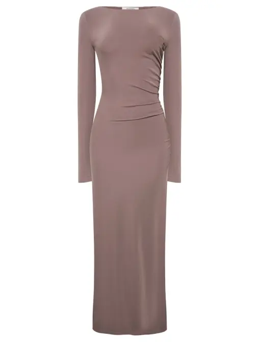 Платье однотонное TATMU