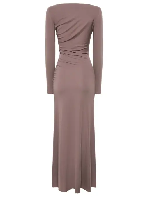 Платье однотонное TATMU