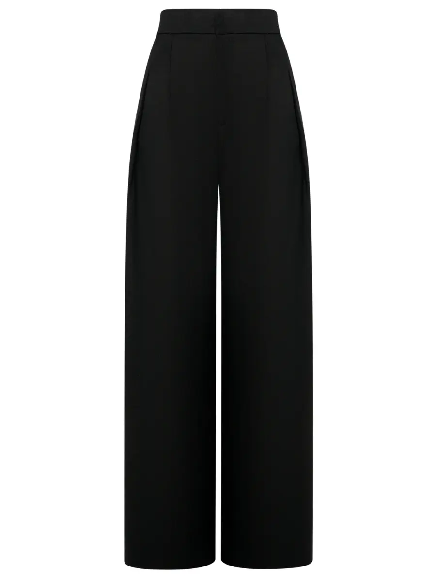 Брюки однотонные