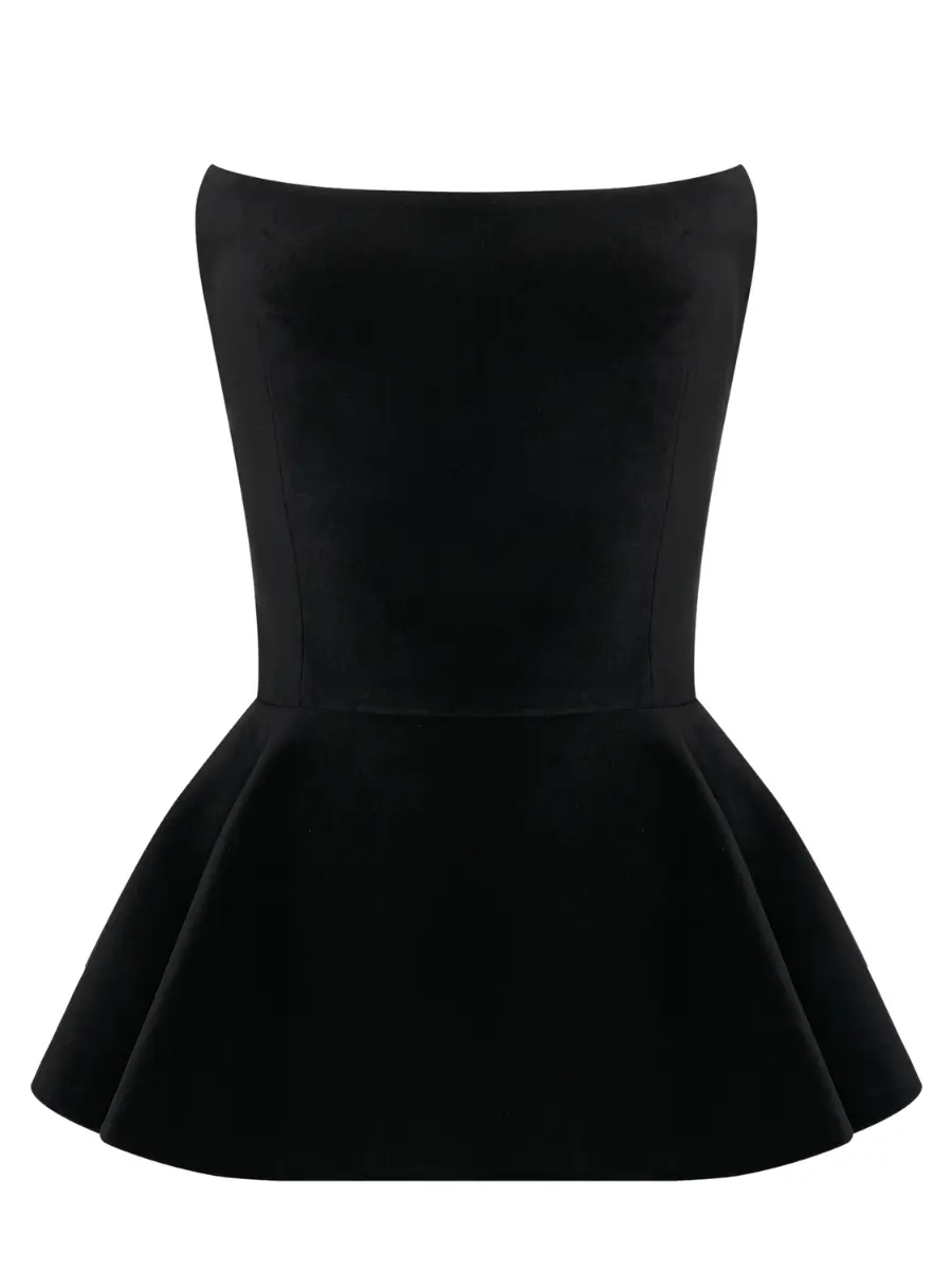 Корсет бархатный