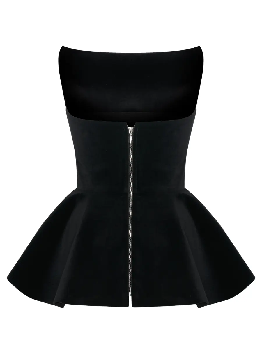 Корсет бархатный