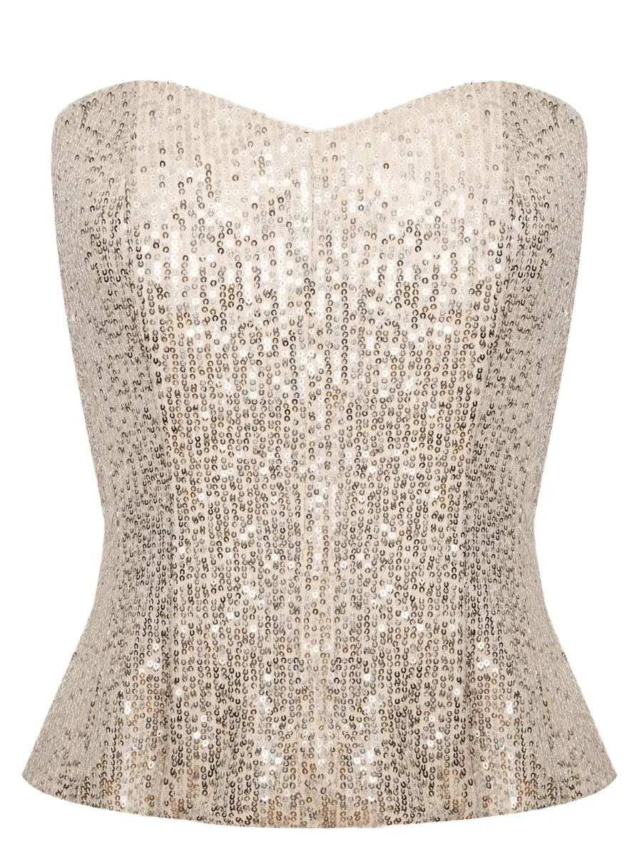 Корсет с пайетками