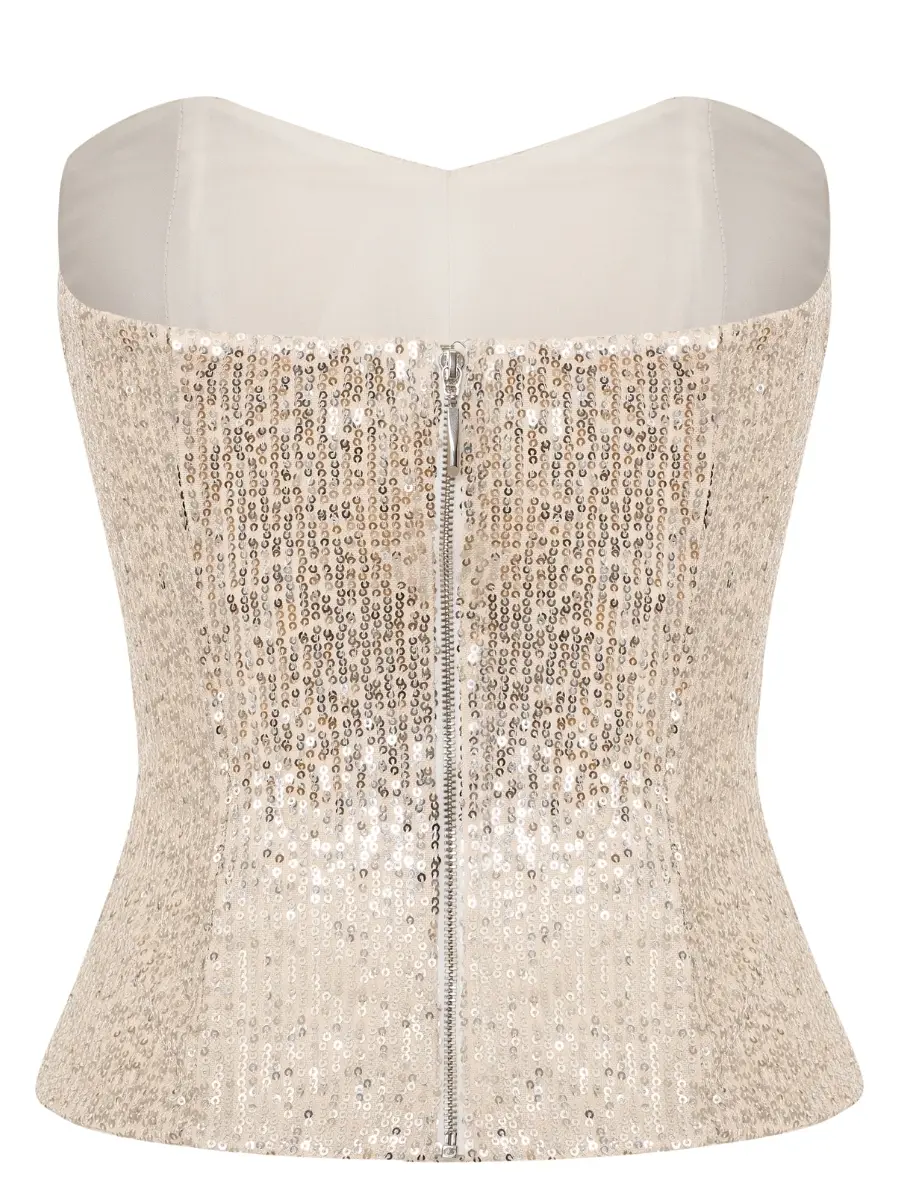 Корсет с пайетками