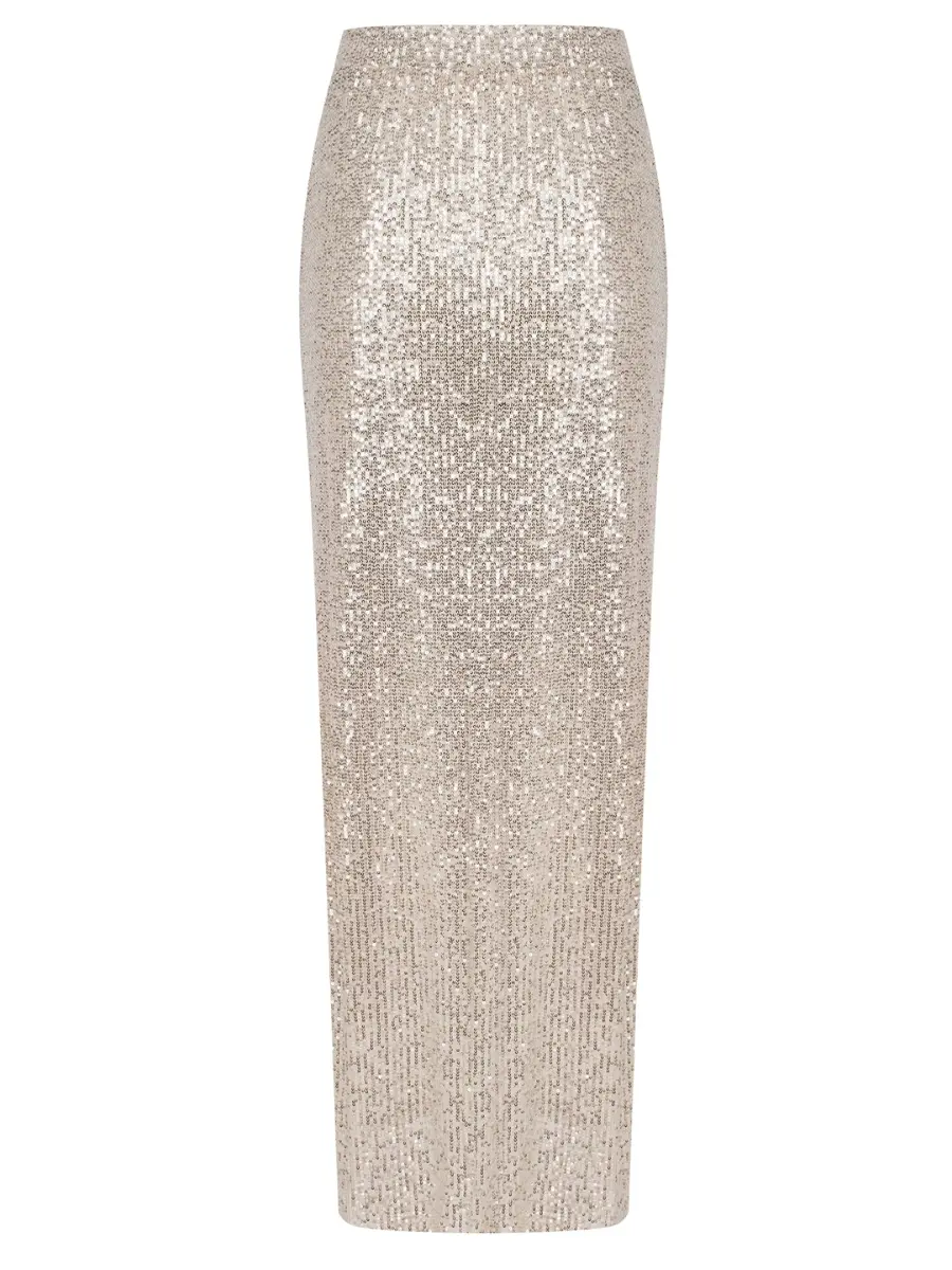 Юбка с пайетками