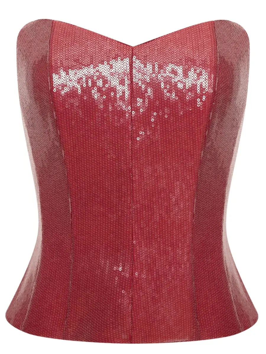 Корсет с пайетками