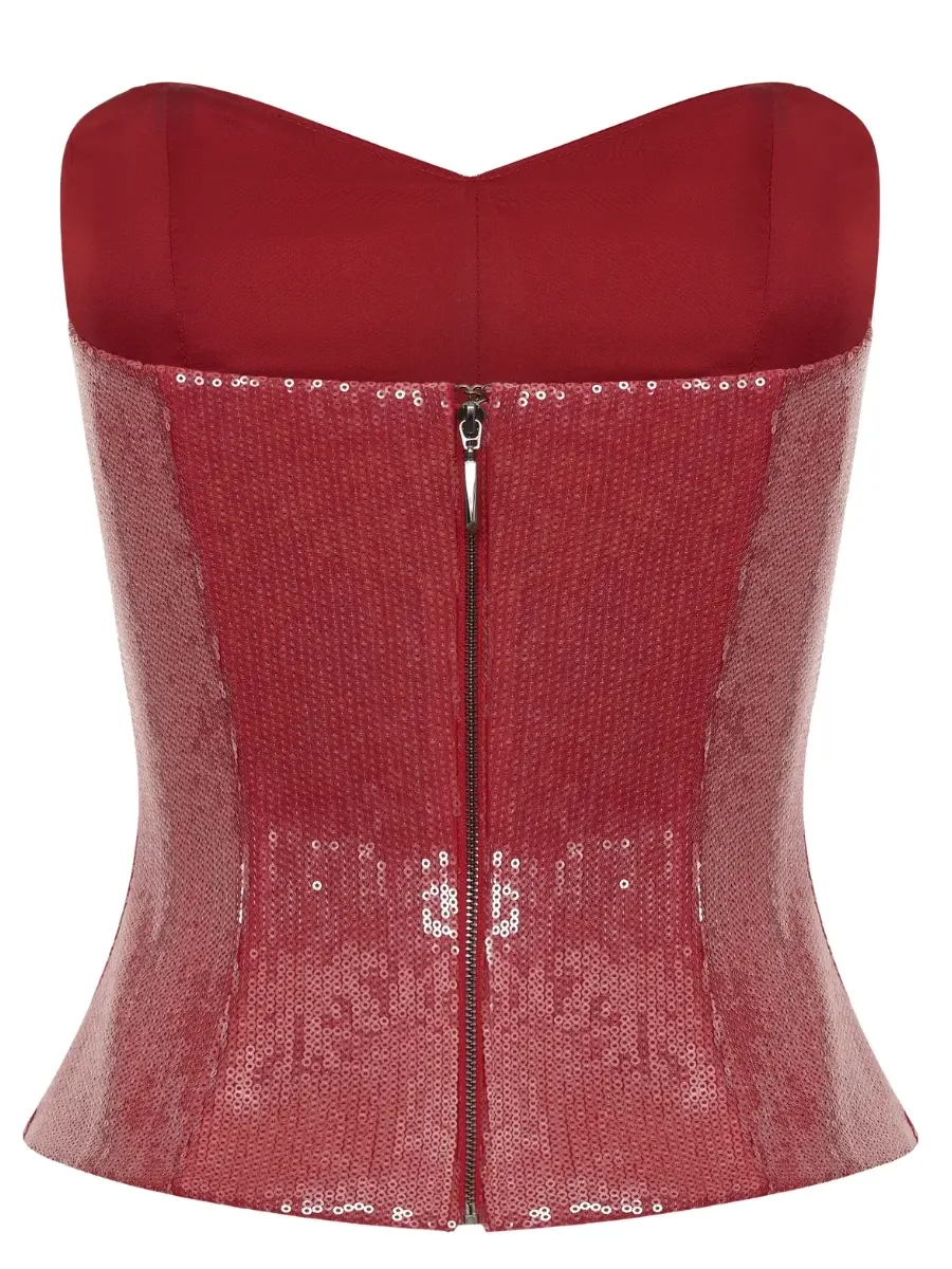 Корсет с пайетками