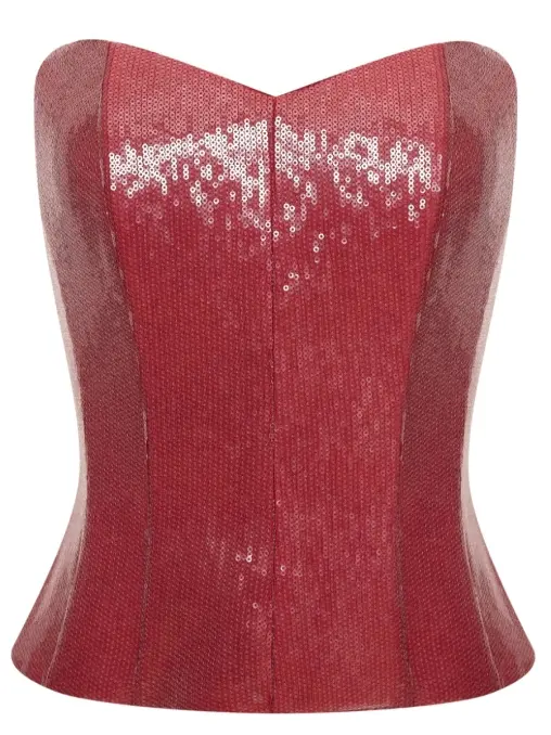 Корсет с пайетками TATMU