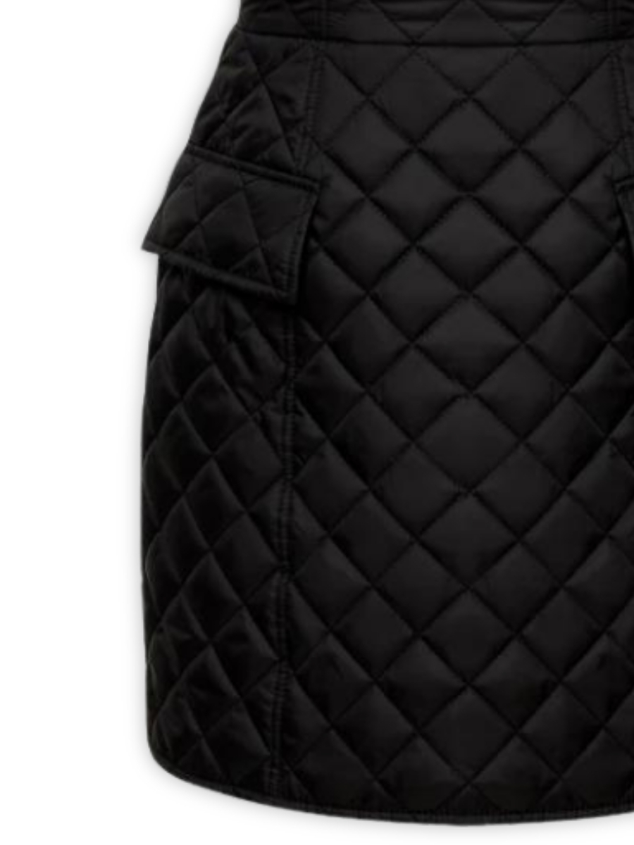 Платье стеганое