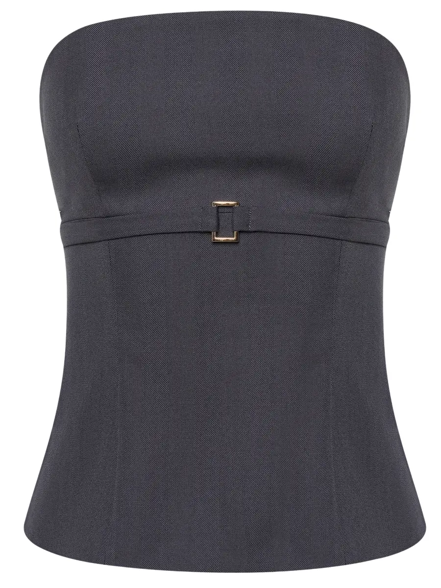 Корсет однотонный