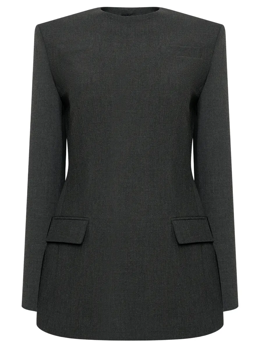 Жакет-платье SOFT POWER однотонное