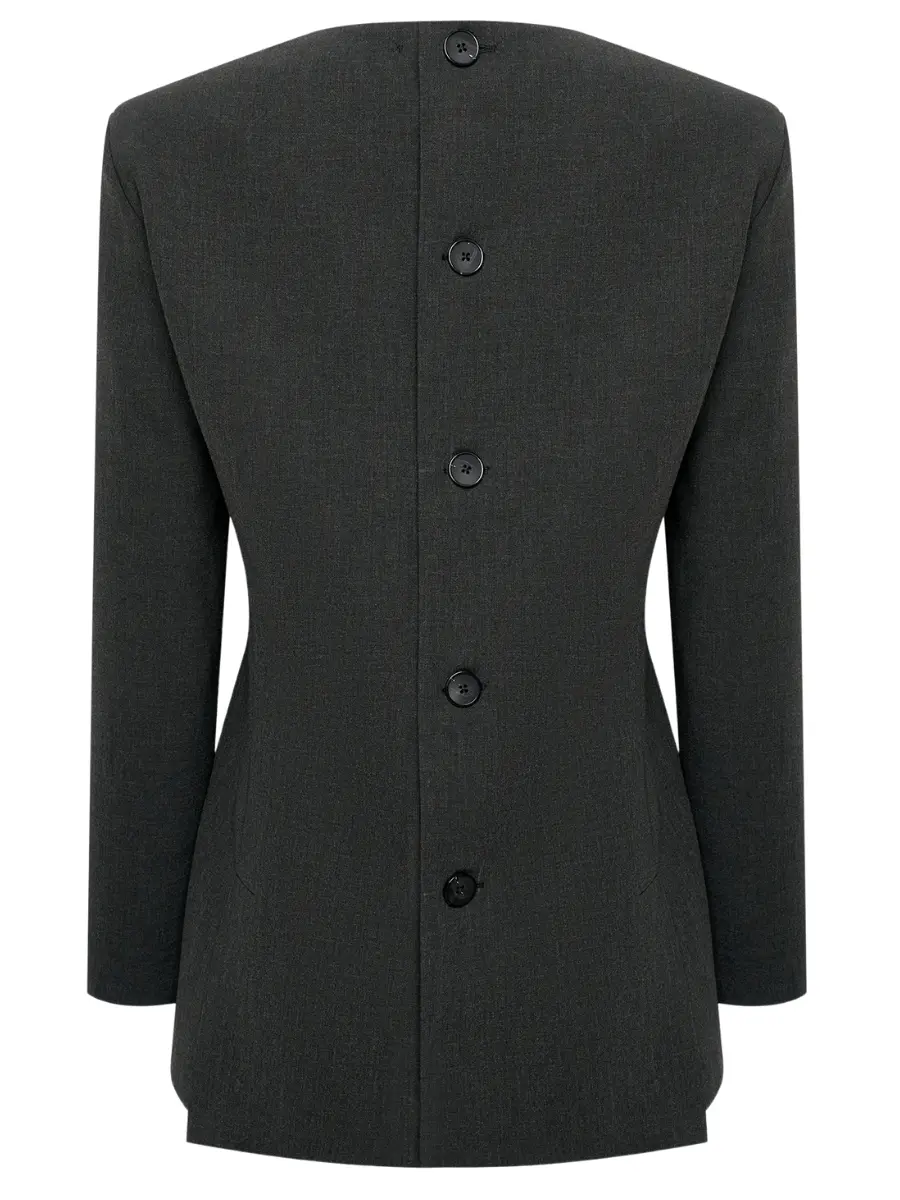 Жакет-платье SOFT POWER однотонное