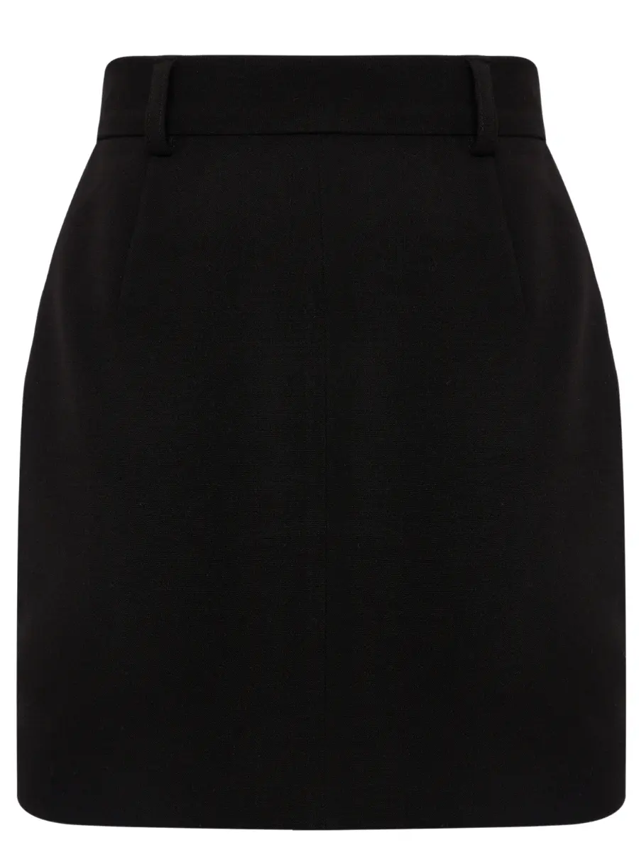 Юбка однотонная