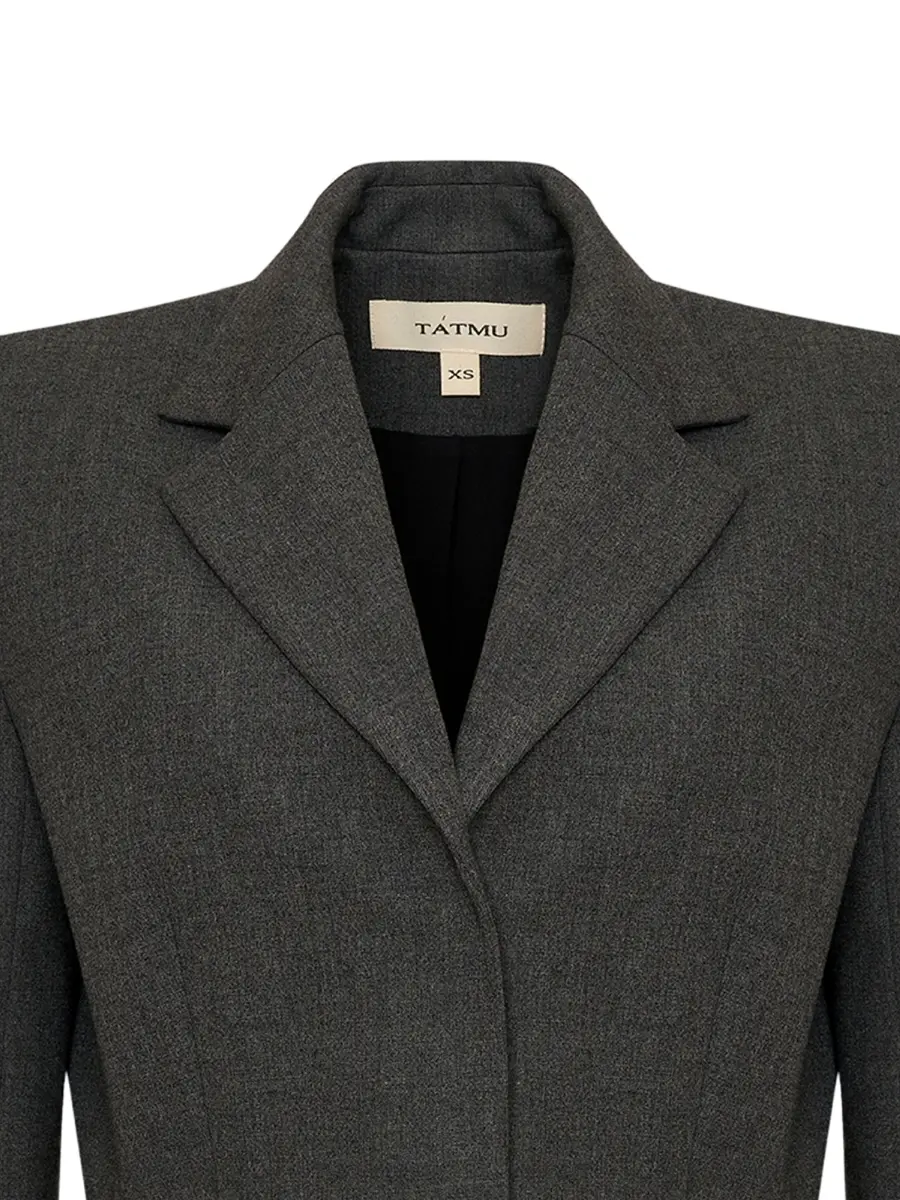 Жакет однотонный