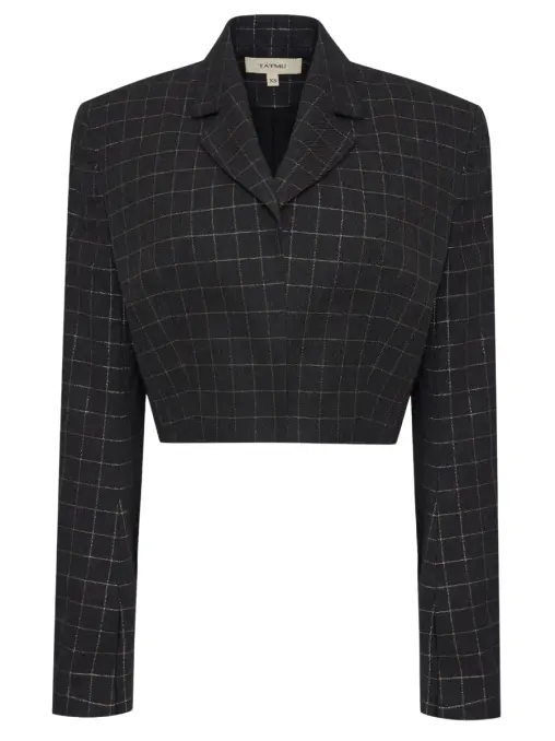 Жакет в клетку TATMU